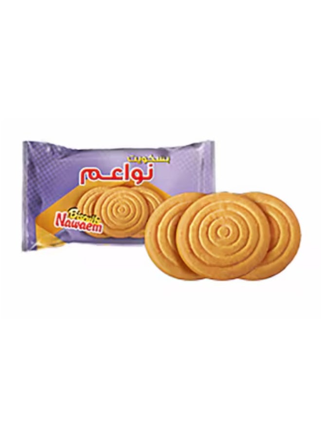 نواعم بسكويت نواعم سادة – 84 جرام – 12 قطعة - Image 1